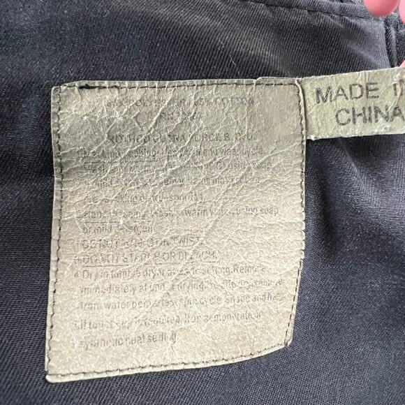 Vintage Cargo Military Pants Button Fly Men's Size Large 35-39 Black - Picture 10 of 10